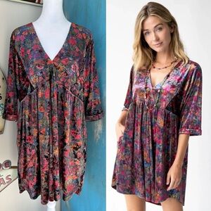 NATURAL LIFE Floral Mini Dress - Multicolor